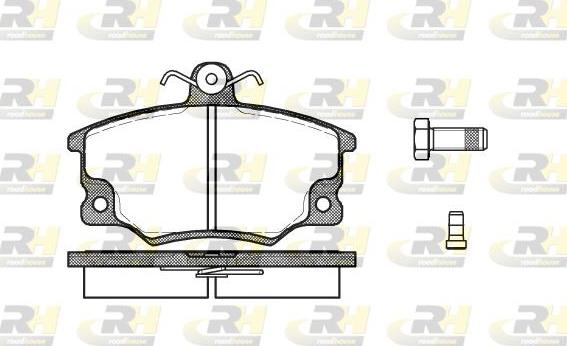 Roadhouse 2146.14 - Тормозные колодки, дисковые, комплект unicars.by