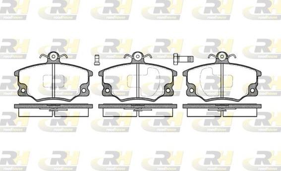 Roadhouse 2146.80 - Тормозные колодки, дисковые, комплект unicars.by