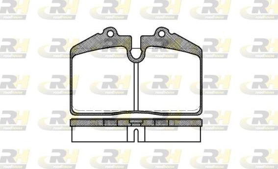 Roadhouse 2140.50 - Тормозные колодки, дисковые, комплект unicars.by