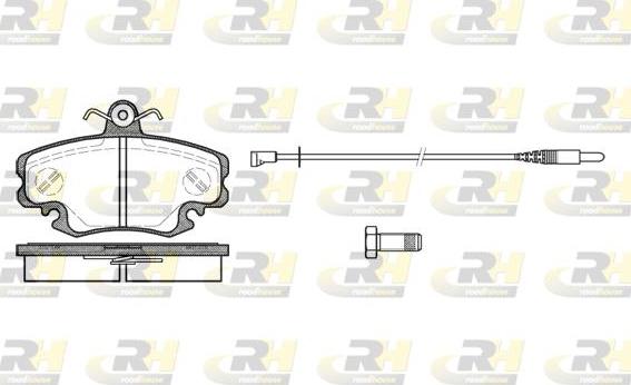 Roadhouse 2141.30 - Тормозные колодки, дисковые, комплект unicars.by