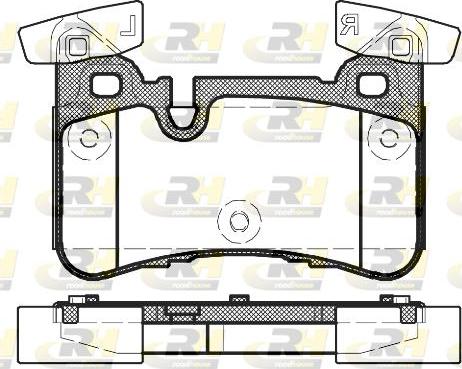 Roadhouse 21429.00 - Тормозные колодки, дисковые, комплект unicars.by