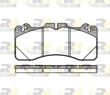 Roadhouse 21425.10 - Тормозные колодки, дисковые, комплект unicars.by