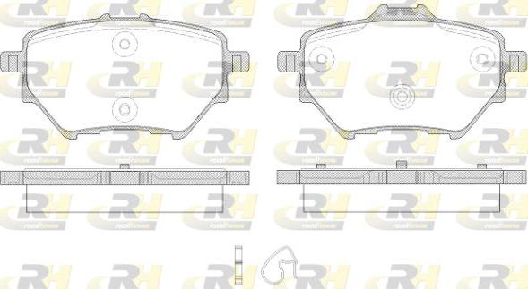 Roadhouse 21562.00 - Тормозные колодки, дисковые, комплект unicars.by