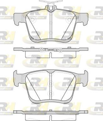 Roadhouse 21516.00 - Тормозные колодки, дисковые, комплект unicars.by