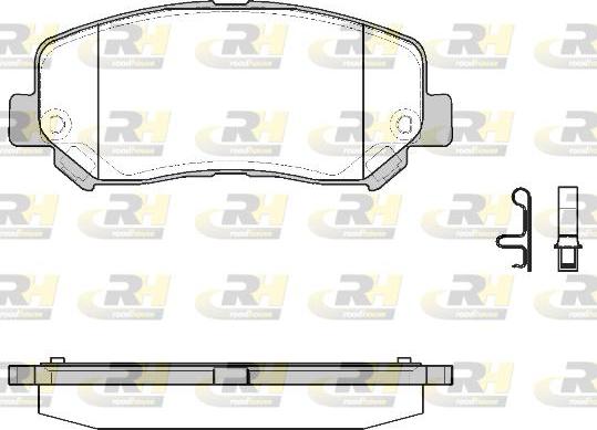 Roadhouse 21513.22 - Тормозные колодки, дисковые, комплект unicars.by