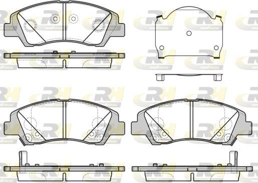 Roadhouse 21583.02 - Тормозные колодки, дисковые, комплект unicars.by