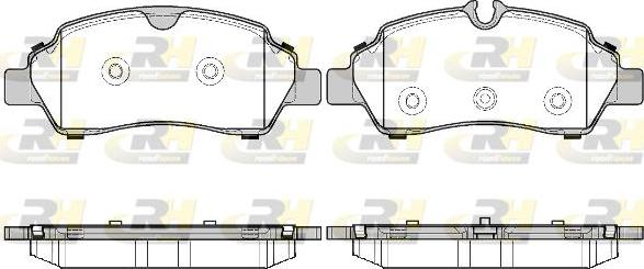 Roadhouse 21605.00 - Тормозные колодки, дисковые, комплект unicars.by