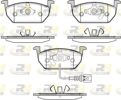 Roadhouse 21601.01 - Тормозные колодки, дисковые, комплект unicars.by