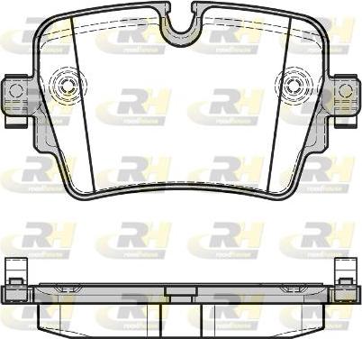 Roadhouse 21614.08 - Тормозные колодки, дисковые, комплект unicars.by