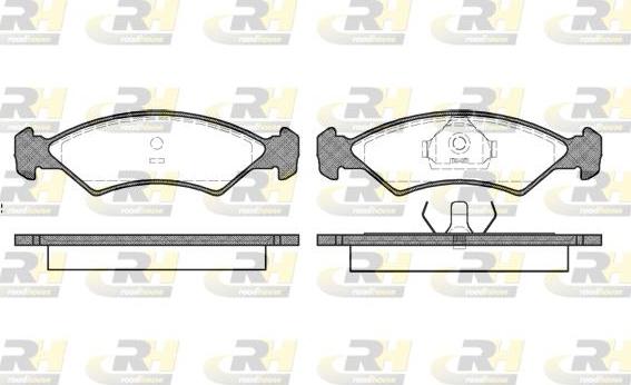 Roadhouse 2168.00 - Тормозные колодки, дисковые, комплект unicars.by