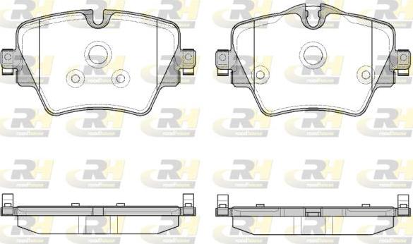 Roadhouse 21625.08 - Тормозные колодки, дисковые, комплект unicars.by