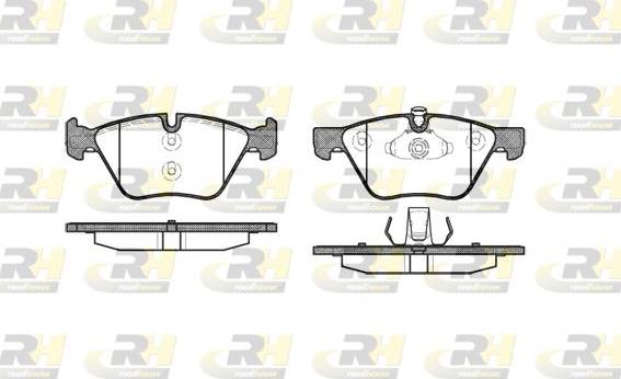 Roadhouse 21052.00 - Тормозные колодки, дисковые, комплект unicars.by