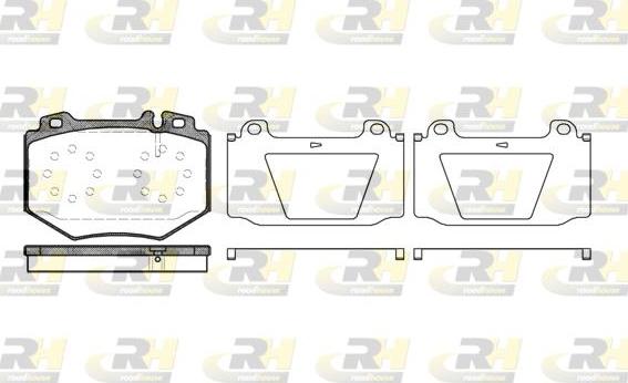 Roadhouse 21065.00 - Тормозные колодки, дисковые, комплект unicars.by