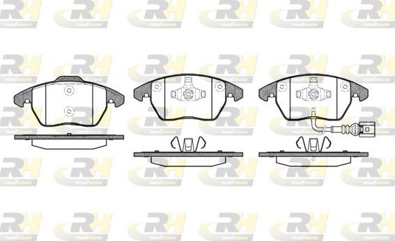 Roadhouse 21030.01 - Тормозные колодки, дисковые, комплект unicars.by