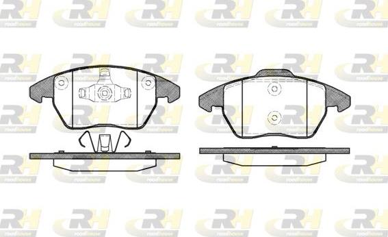 Roadhouse 21030.10 - Тормозные колодки, дисковые, комплект unicars.by