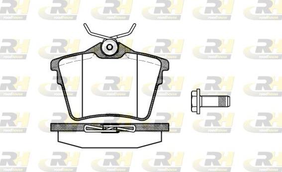 Roadhouse 21103.00 - Тормозные колодки, дисковые, комплект unicars.by