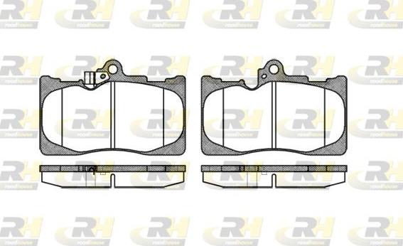 Roadhouse 21180.02 - Тормозные колодки, дисковые, комплект unicars.by