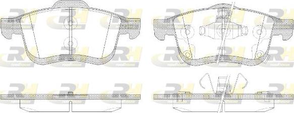 Roadhouse 21183.42 - Тормозные колодки, дисковые, комплект unicars.by