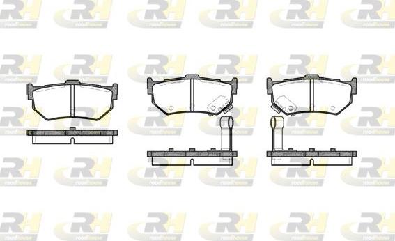 Roadhouse 2183.02 - Тормозные колодки, дисковые, комплект unicars.by