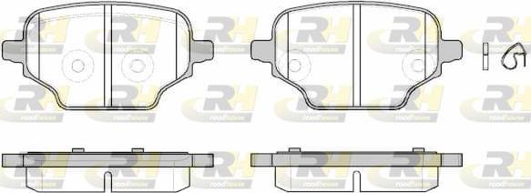 Roadhouse 21837.00 - Тормозные колодки, дисковые, комплект unicars.by