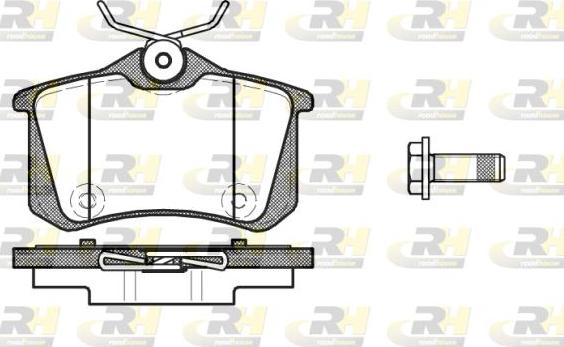 Roadhouse 21391.10 - Тормозные колодки, дисковые, комплект unicars.by