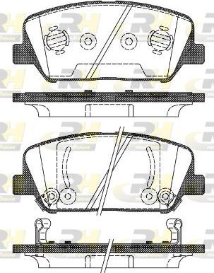 Roadhouse 21398.02 - Тормозные колодки, дисковые, комплект unicars.by