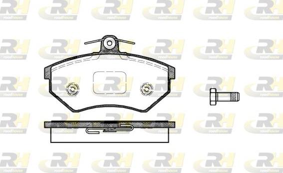 Roadhouse 2134.40 - Тормозные колодки, дисковые, комплект unicars.by