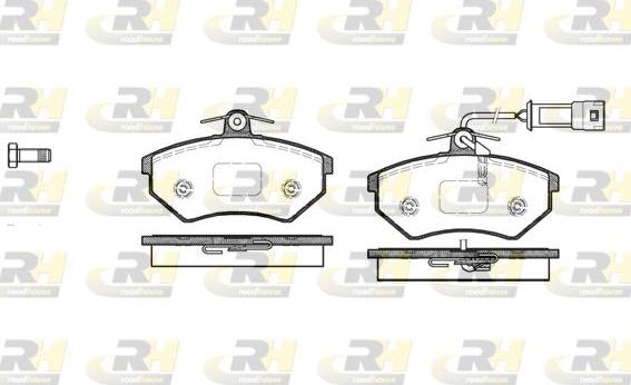 Roadhouse 2134.42 - Тормозные колодки, дисковые, комплект unicars.by