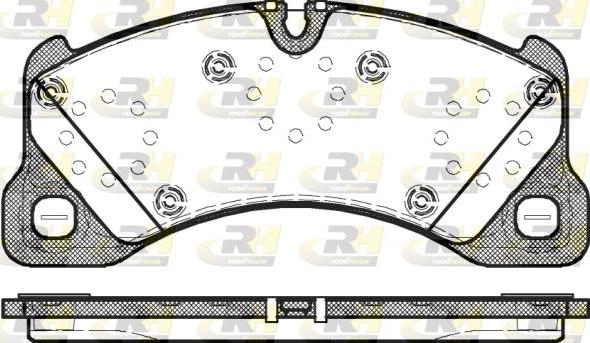 Roadhouse 21345.00 - Тормозные колодки, дисковые, комплект unicars.by