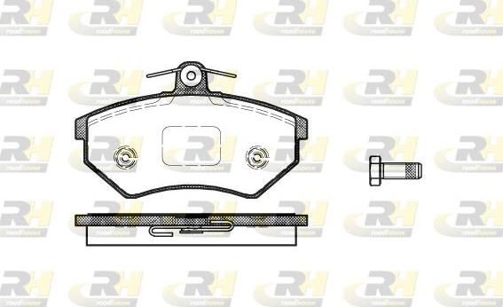 Roadhouse 2134.50 - Тормозные колодки, дисковые, комплект unicars.by