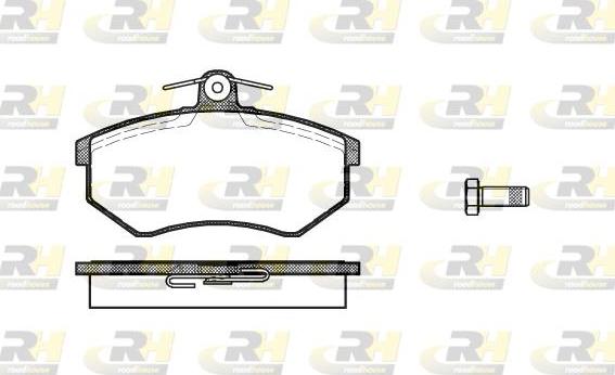 Roadhouse 2134.00 - Тормозные колодки, дисковые, комплект unicars.by