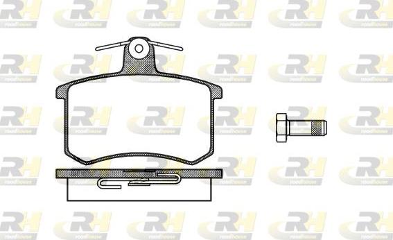 Roadhouse 2135.00 - Тормозные колодки, дисковые, комплект unicars.by