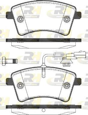 Roadhouse 21351.01 - Тормозные колодки, дисковые, комплект unicars.by