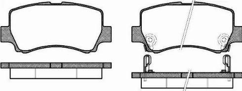 Alpha Brakes HKT-TY-042 - Тормозные колодки, дисковые, комплект unicars.by