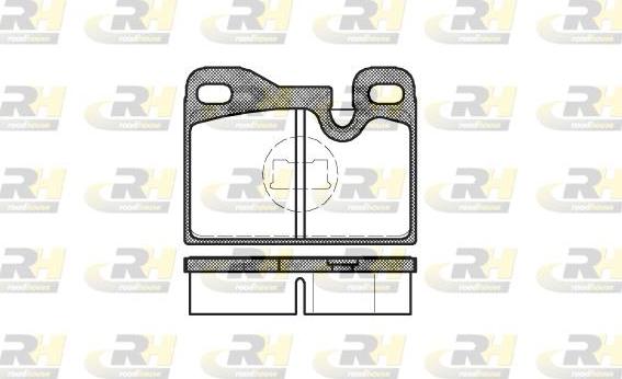 Roadhouse 2130.00 - Тормозные колодки, дисковые, комплект unicars.by