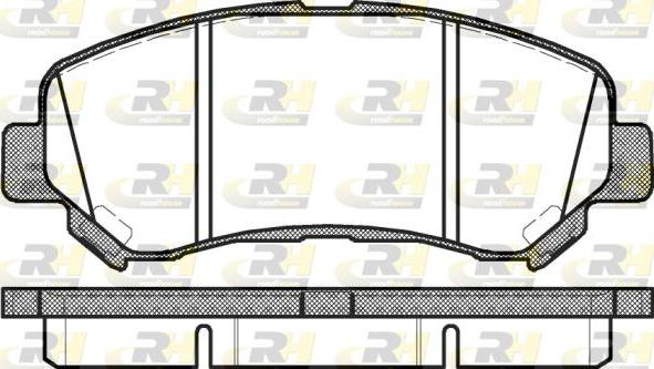 Roadhouse 21318.00 - Тормозные колодки, дисковые, комплект unicars.by