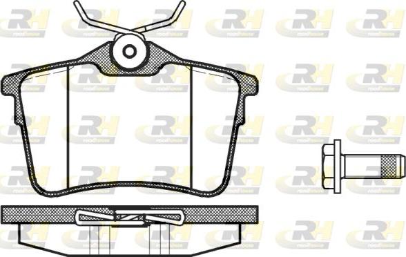 Roadhouse 21382.00 - Тормозные колодки, дисковые, комплект unicars.by