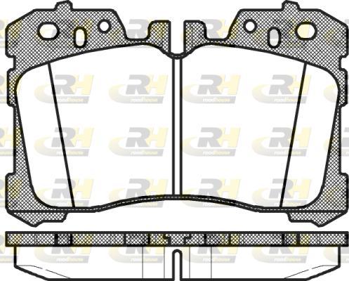 Roadhouse 21320.00 - Тормозные колодки, дисковые, комплект unicars.by