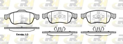 Roadhouse 21248.10 - Тормозные колодки, дисковые, комплект unicars.by