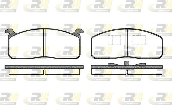 Roadhouse 2120.00 - Тормозные колодки, дисковые, комплект unicars.by