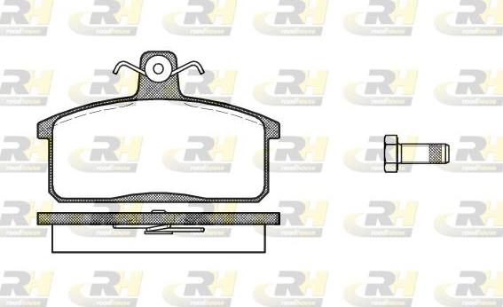 Roadhouse 2128.40 - Тормозные колодки, дисковые, комплект unicars.by