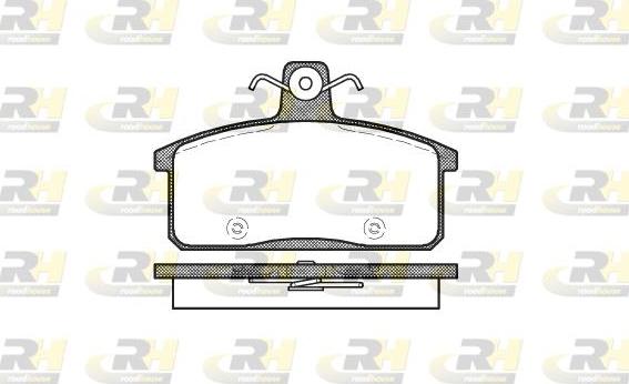 Roadhouse 2128.50 - Тормозные колодки, дисковые, комплект unicars.by