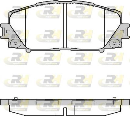 Roadhouse 21224.10 - Тормозные колодки, дисковые, комплект unicars.by