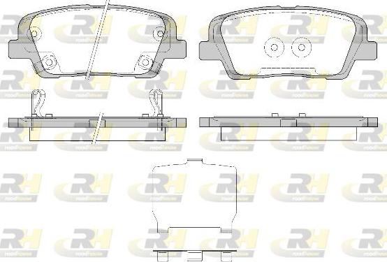 Roadhouse 21274.42 - Тормозные колодки, дисковые, комплект unicars.by