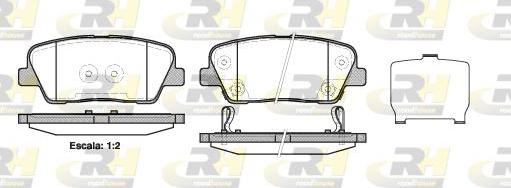 Roadhouse 21274.02 - Тормозные колодки, дисковые, комплект unicars.by