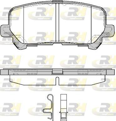 Roadhouse 21270.02 - Тормозные колодки, дисковые, комплект unicars.by