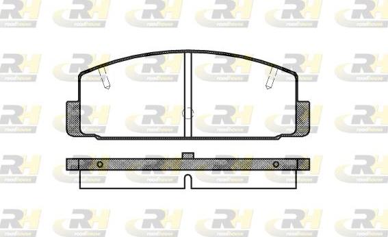 Roadhouse 2179.20 - Тормозные колодки, дисковые, комплект unicars.by