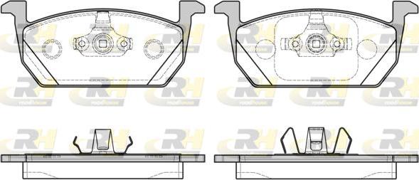 Roadhouse 21710.00 - Тормозные колодки, дисковые, комплект unicars.by