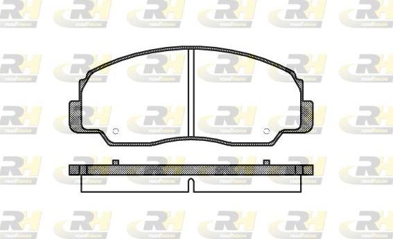 Roadhouse 2178.20 - Тормозные колодки, дисковые, комплект unicars.by