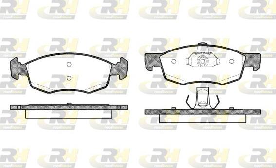 Roadhouse 2172.30 - Тормозные колодки, дисковые, комплект unicars.by